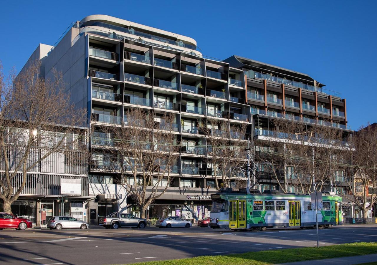 Modern, Quiet 1 Bed Apt on Fitzroy St, Opposite Albert Park Melbourne City Exterior foto